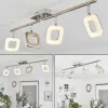 hofstein Plafonnier Villenauxe LED Chrome, Nickel mat, 4 lumières* Lampes Modernes