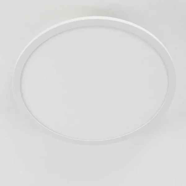 hofstein Plafonnier Ailik LED Blanc, 1 lumière, Télécommandes* Lampes Modernes