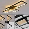 hofstein Plafonnier Alnarp LED Bois clair, Noir, 1 lumière* Lampes Modernes