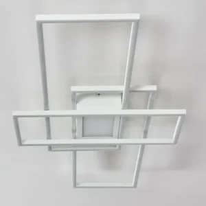 hofstein Plafonnier Alsterbro LED Blanc, 1 lumière, Télécommandes* Lampes Modernes