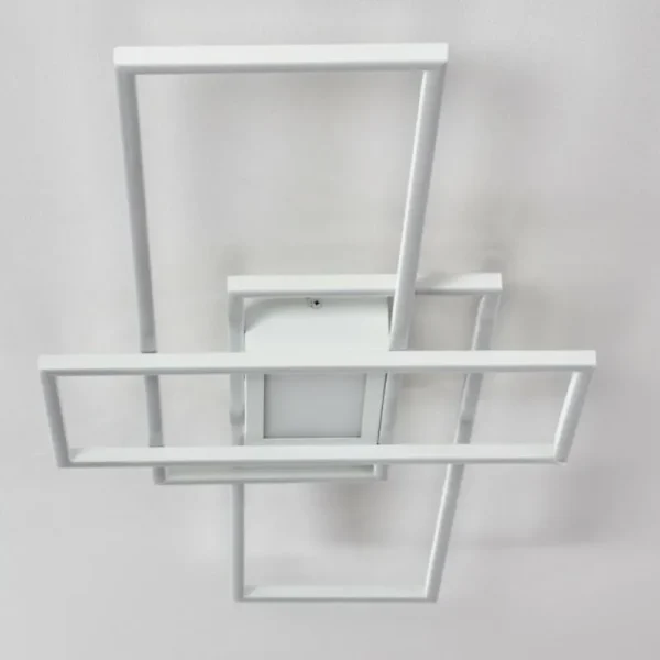 hofstein Plafonnier Alsterbro LED Blanc, 1 lumière, Télécommandes* Lampes Modernes