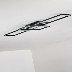 hofstein Plafonnier Alsterbro LED Noir, 1 lumière, Télécommandes* Lampes Modernes