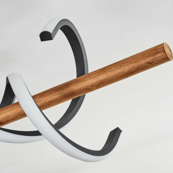 hofstein Plafonnier Alvarim LED Écru, Noir, 1 lumière* Lampes Modernes