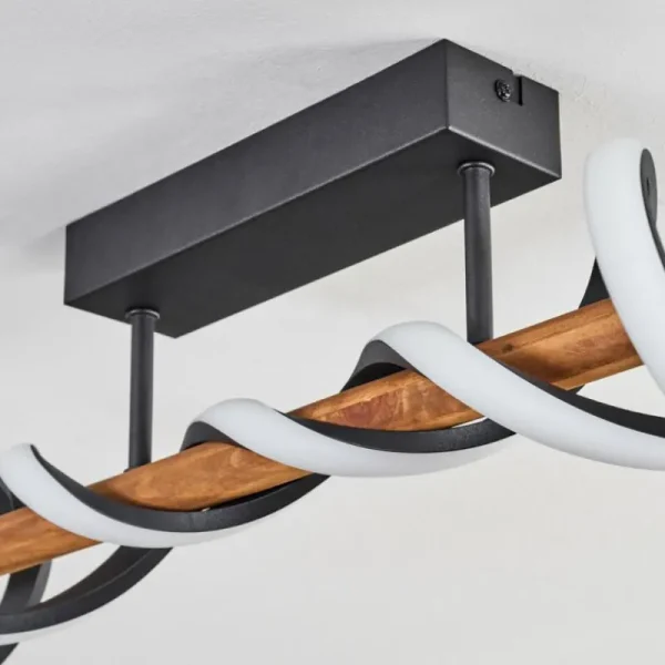 hofstein Plafonnier Alvarim LED Écru, Noir, 1 lumière* Lampes Modernes