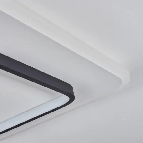 hofstein Plafonnier Andelfingen LED Blanc, 1 lumière, Télécommandes* Lampes Modernes