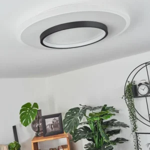 hofstein Plafonnier Andelfingen LED Blanc, 1 lumière, Télécommandes* Lampes Modernes