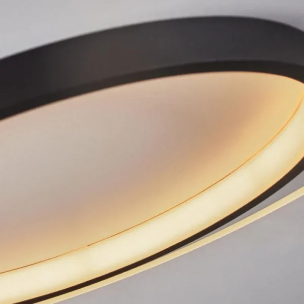hofstein Plafonnier Andelfingen LED Blanc, 1 lumière, Télécommandes* Lampes Modernes