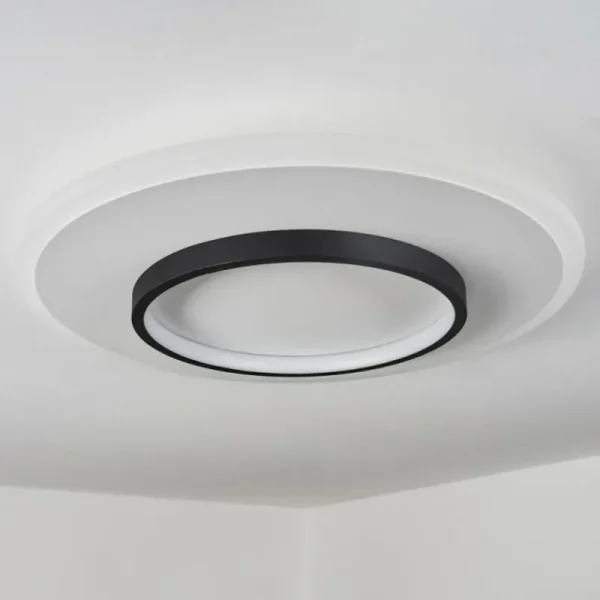hofstein Plafonnier Andelfingen LED Blanc, 1 lumière, Télécommandes* Lampes Modernes