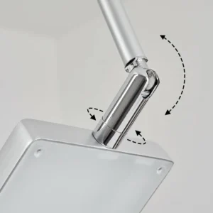 hofstein Plafonnier Anneau LED Chrome, Argenté, 2 lumières* Lampes Modernes