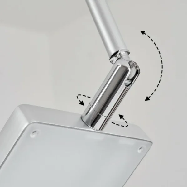 hofstein Plafonnier Anneau LED Chrome, Argenté, 2 lumières* Lampes Modernes