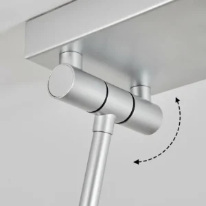 hofstein Plafonnier Anneau LED Chrome, Argenté, 2 lumières* Lampes Modernes