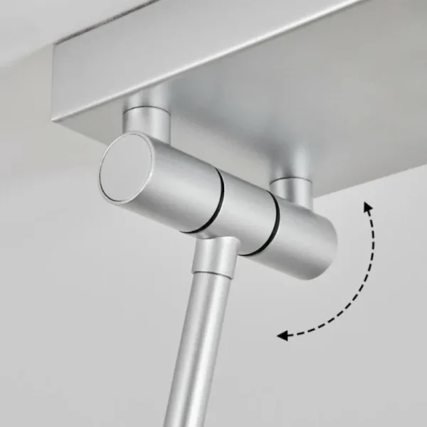 hofstein Plafonnier Anneau LED Chrome, Argenté, 2 lumières* Lampes Modernes