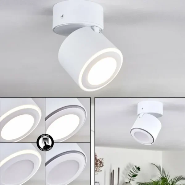 hofstein Plafonnier Appleton LED Blanc, 1 lumière* Lampes Modernes