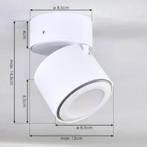 hofstein Plafonnier Appleton LED Blanc, 1 lumière* Lampes Modernes
