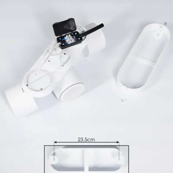 hofstein Plafonnier Appleton LED Blanc, 3 lumières* Lampes Modernes
