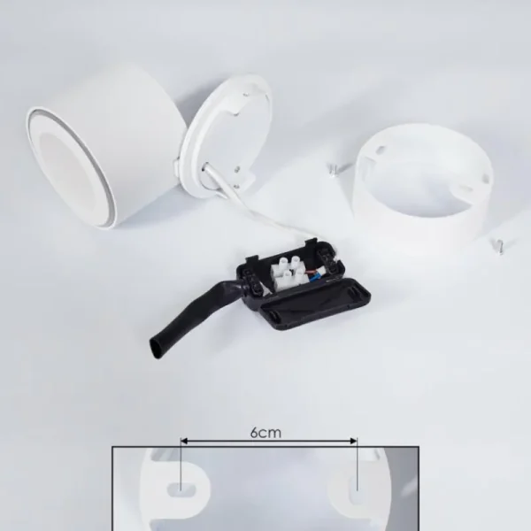 hofstein Plafonnier Appleton LED Blanc, 1 lumière* Lampes Modernes