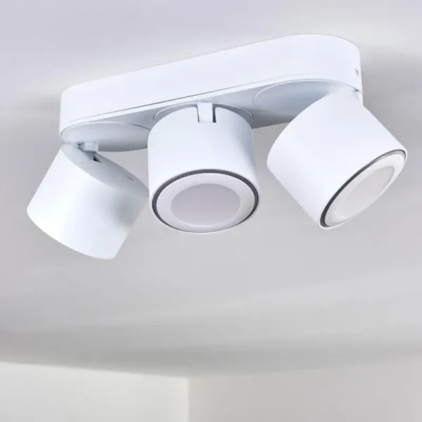 hofstein Plafonnier Appleton LED Blanc, 3 lumières* Lampes Modernes