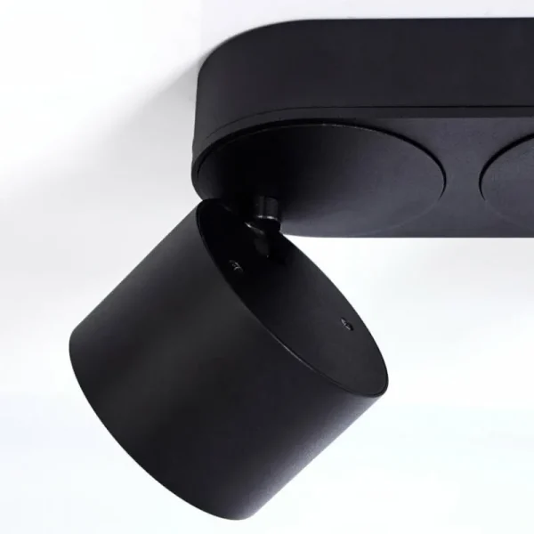 hofstein Plafonnier Appleton LED Noir, 2 lumières* Lampes Modernes