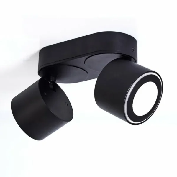 hofstein Plafonnier Appleton LED Noir, 2 lumières* Lampes Modernes