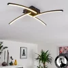 hofstein Plafonnier Aringa LED Noir, 1 lumière* Lampes Modernes
