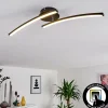 hofstein Plafonnier Aringa LED Noir, 1 lumière* Lampes Modernes