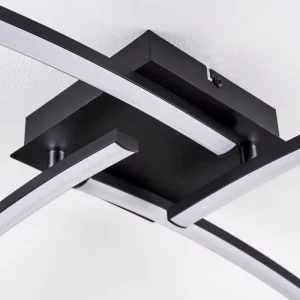 hofstein Plafonnier Aringa LED Noir, 1 lumière* Lampes Modernes