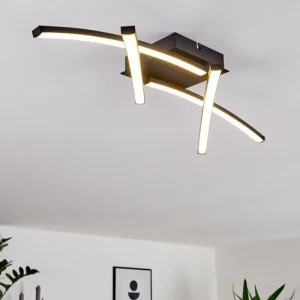 hofstein Plafonnier Aringa LED Noir, 1 lumière* Lampes Modernes