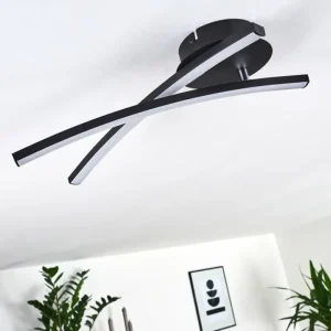 hofstein Plafonnier Aringa LED Noir, 1 lumière* Lampes Modernes