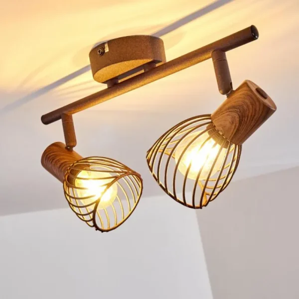hofstein Plafonnier Arjen Rouille, 2 lumières* Lampes Modernes