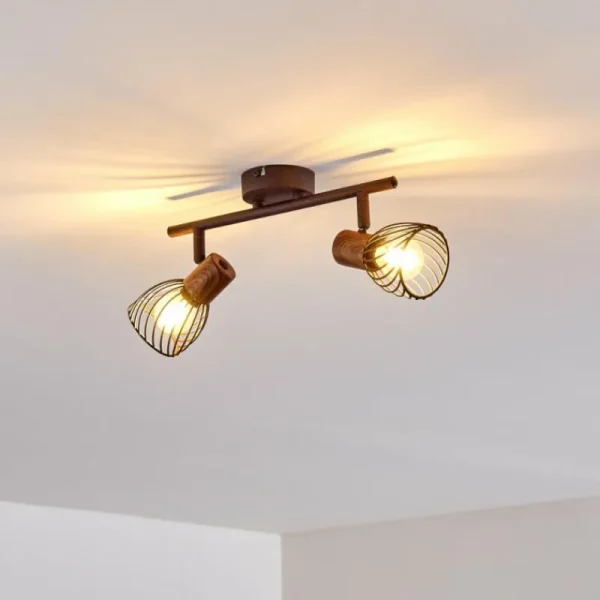 hofstein Plafonnier Arjen Rouille, 2 lumières* Lampes Modernes