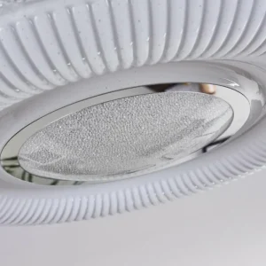 hofstein Plafonnier Avoriaz LED Transparent, Blanc, 1 lumière, Télécommandes* Lampes Modernes