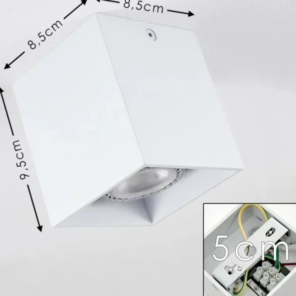 hofstein Plafonnier Awuna Blanc, 1 lumière* Lampes Modernes