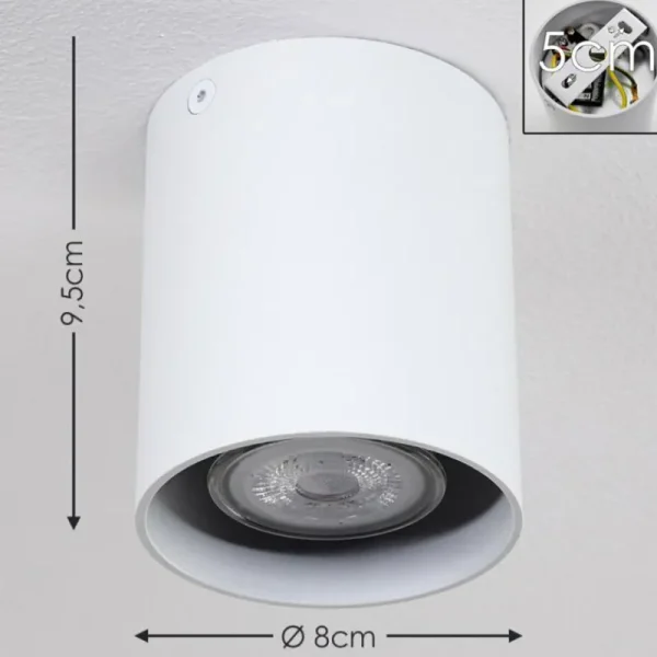 hofstein Plafonnier Awuna Blanc, 1 lumière* Lampes Modernes