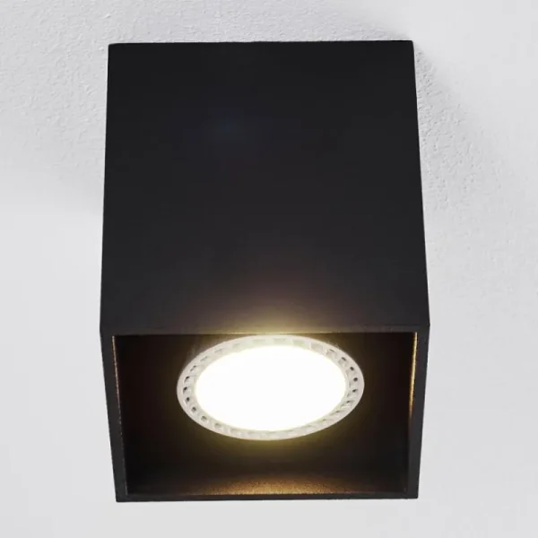 hofstein Plafonnier Awuna Noir, 1 lumière* Lampes Modernes