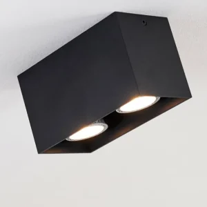 hofstein Plafonnier Awuna Noir, 2 lumières* Lampes Modernes