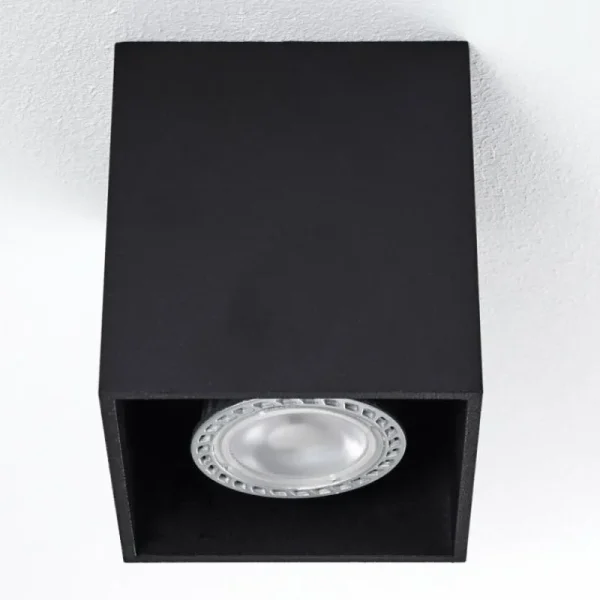 hofstein Plafonnier Awuna Noir, 1 lumière* Lampes Modernes