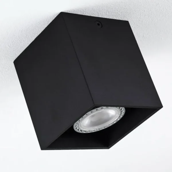 hofstein Plafonnier Awuna Noir, 1 lumière* Lampes Modernes