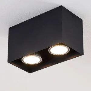 hofstein Plafonnier Awuna Noir, 2 lumières* Lampes Modernes