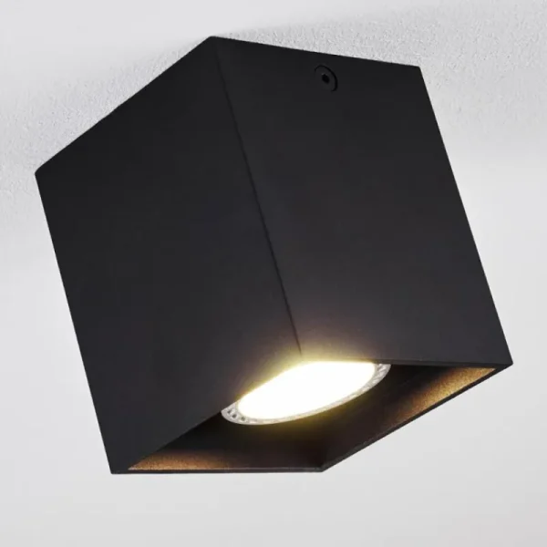 hofstein Plafonnier Awuna Noir, 1 lumière* Lampes Modernes