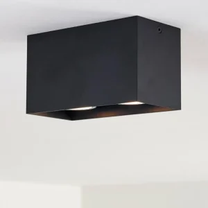 hofstein Plafonnier Awuna Noir, 2 lumières* Lampes Modernes