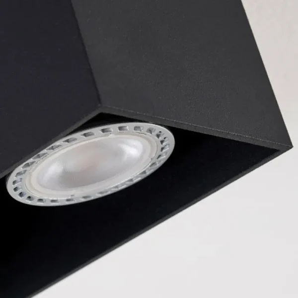hofstein Plafonnier Awuna Noir, 2 lumières* Lampes Modernes
