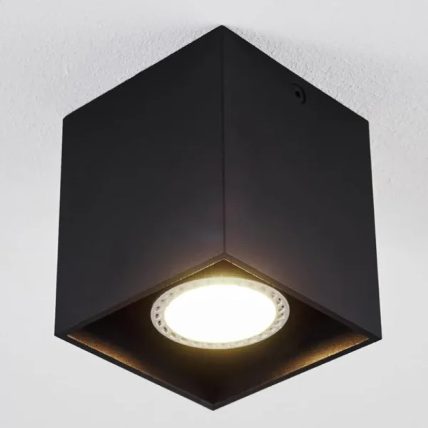 hofstein Plafonnier Awuna Noir, 1 lumière* Lampes Modernes