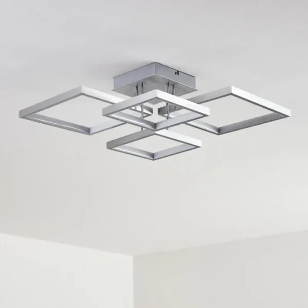 hofstein Plafonnier Bacolod LED Aluminium, 1 lumière* Lampes Modernes