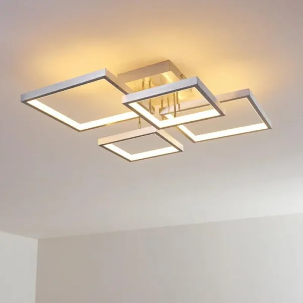 hofstein Plafonnier Bacolod LED Aluminium, 1 lumière* Lampes Modernes