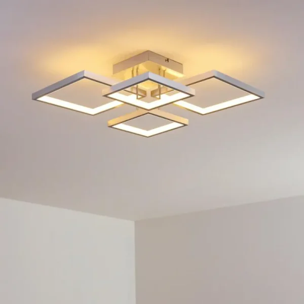 hofstein Plafonnier Bacolod LED Aluminium, 1 lumière* Lampes Modernes