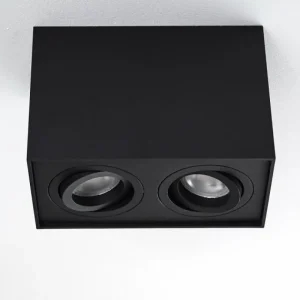 hofstein Plafonnier Baishan Noir, 2 lumières* Lampes Modernes