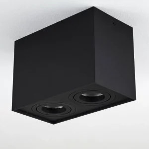 hofstein Plafonnier Baishan Noir, 2 lumières* Lampes Modernes