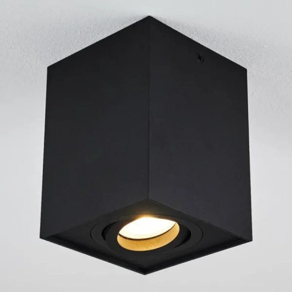 hofstein Plafonnier Baishan Noir, 1 lumière* Lampes Modernes