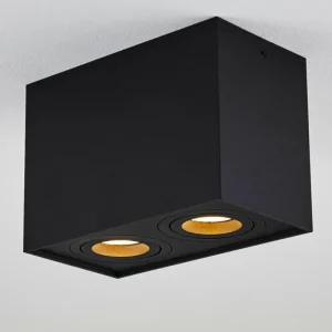 hofstein Plafonnier Baishan Noir, 2 lumières* Lampes Modernes