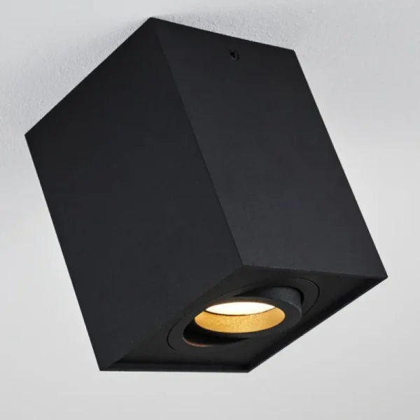 hofstein Plafonnier Baishan Noir, 1 lumière* Lampes Modernes